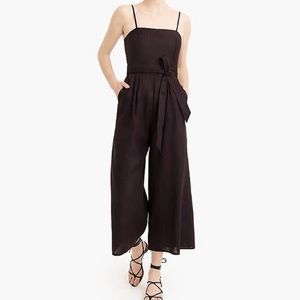 NWT - J. Crew - Linen Jumpsuit, tie at waist